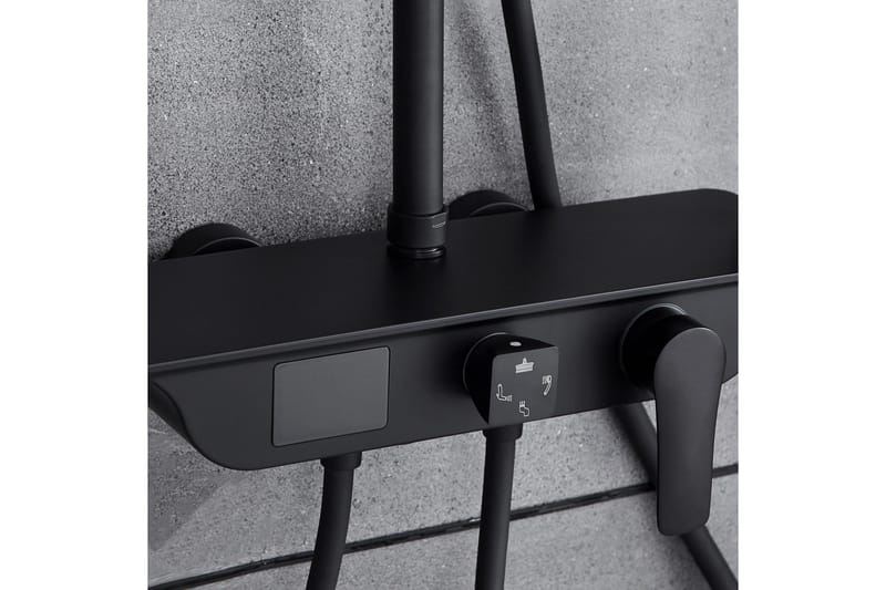 Takdusjsett med LED-display - Hus & oppussing - Kjøkken & bad - Baderom - Dusjutstyr & tilbehør