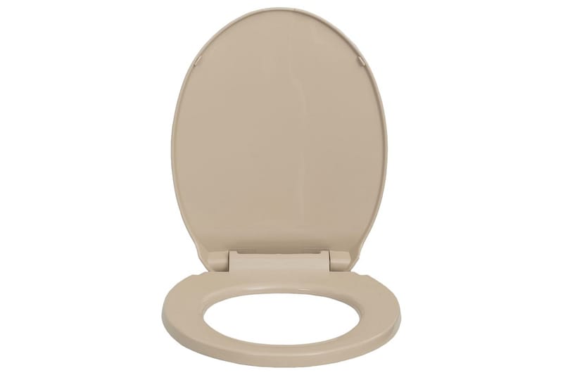 Toalettsete myktlukkende beige oval - Beige - Toalettsete