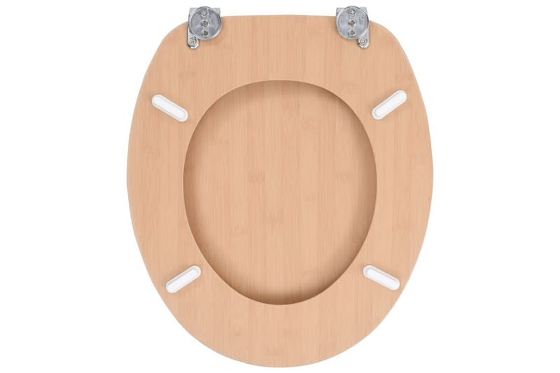 Toalettsete MDF bambusdesign - Toalettsete