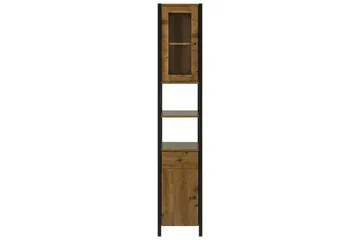 Brayden Skap 33x180 cm - Brun / Svart - Hus & oppussing - Kjøkken & bad - Kjøkken & vaskerom