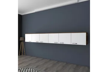 Ervon Veggbrett 243x243 cm - Valnøtt/Hvit - Hus & oppussing - Kjøkken & bad - Kjøkken & vaskerom