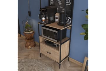 Flerbruks Kapasitetskap Cerreta 154 (70 x 206,8 x 40 cm) - Brun - Hus & oppussing - Kjøkken & bad - Kjøkken & vaskerom