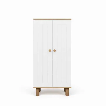 Flerbruks skap Hanah Home Ayka (60 x 129 x 37 cm) Hvit valnøtt - Hvit og valnøtt - Hus & oppussing - Kjøkken & bad - Kjøkken & vaskerom
