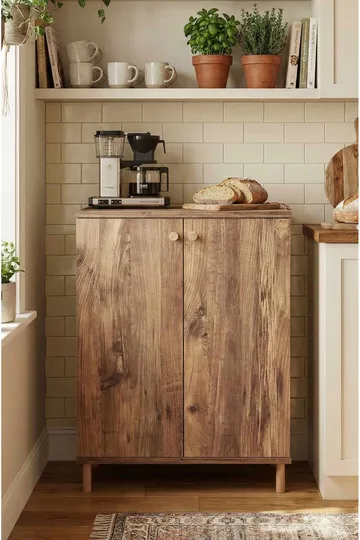 Flerbruks skap Hanah Home Peka Cabinet (60 x 85 x 30 cm) Furu - Furu - Hus & oppussing - Kjøkken & bad - Kjøkken & vaskerom