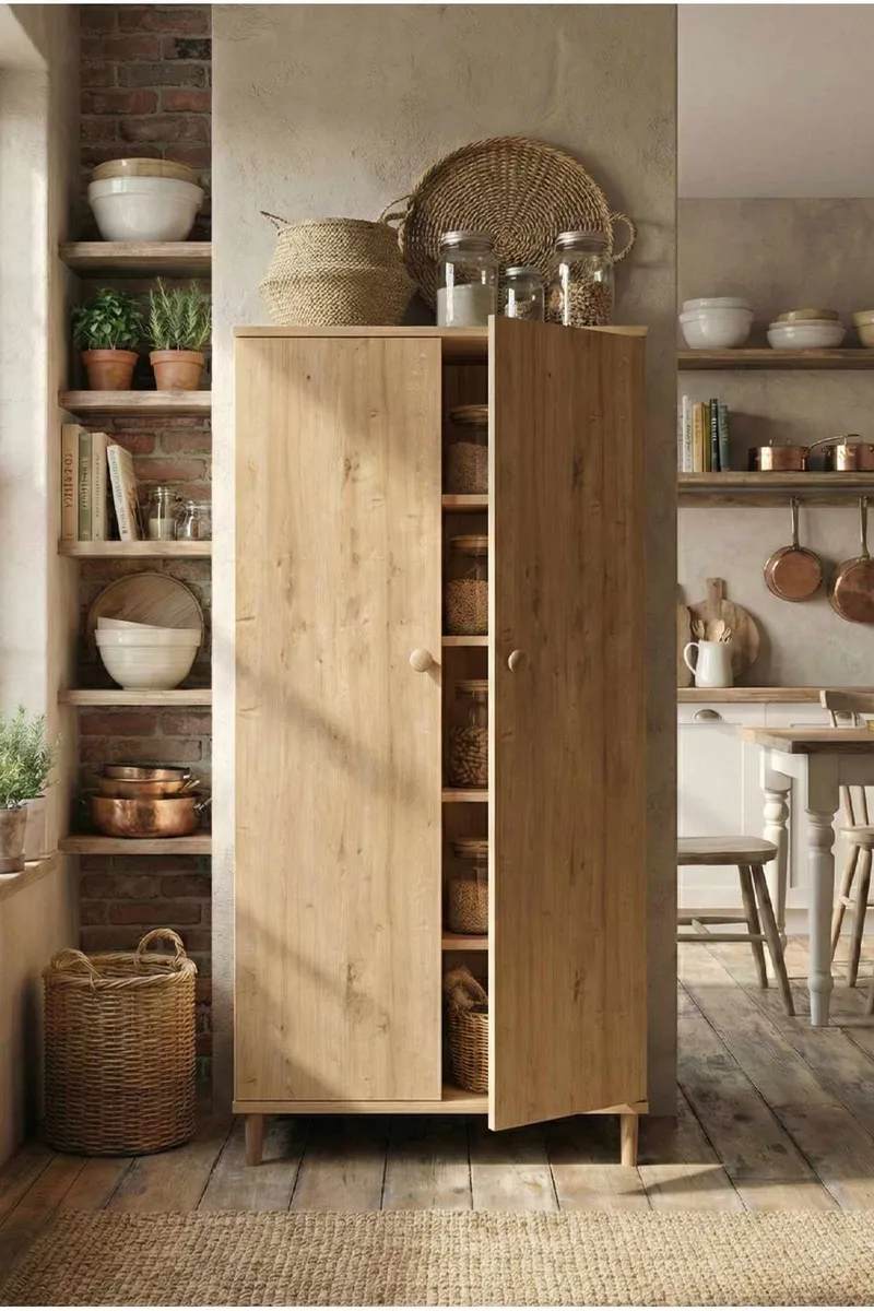Flerbruks skap Hanah Home Pika Multi (60 x 130 x 30 cm) Sapphire Oak, Sapphire Oak