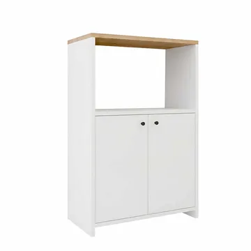 Flerbruksskap Skye Decor Bren (68,6 x 86,8 x 35 cm) Natural White - Naturlig og hvit - Hus & oppussing - Kjøkken & bad - Kjøkken & vaskerom