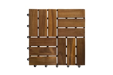Treheller FINLAY 30x30x2cm 11tk / 099m² Akasie - Hus & oppussing - Kjøkken & bad - Fliser & klinker