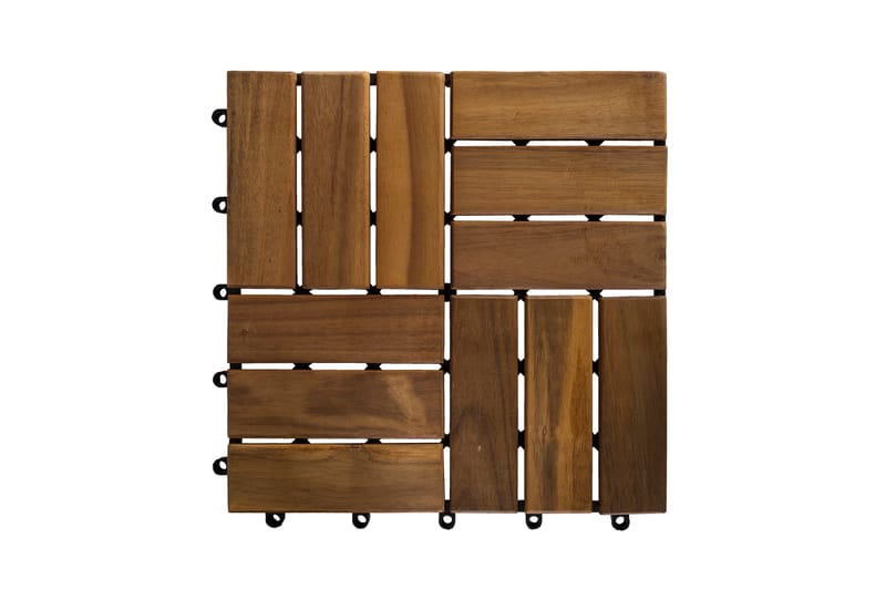 Treheller FINLAY 30x30x2cm 11tk / 099m² Akasie - Hus & oppussing - Kjøkken & bad - Fliser & klinker