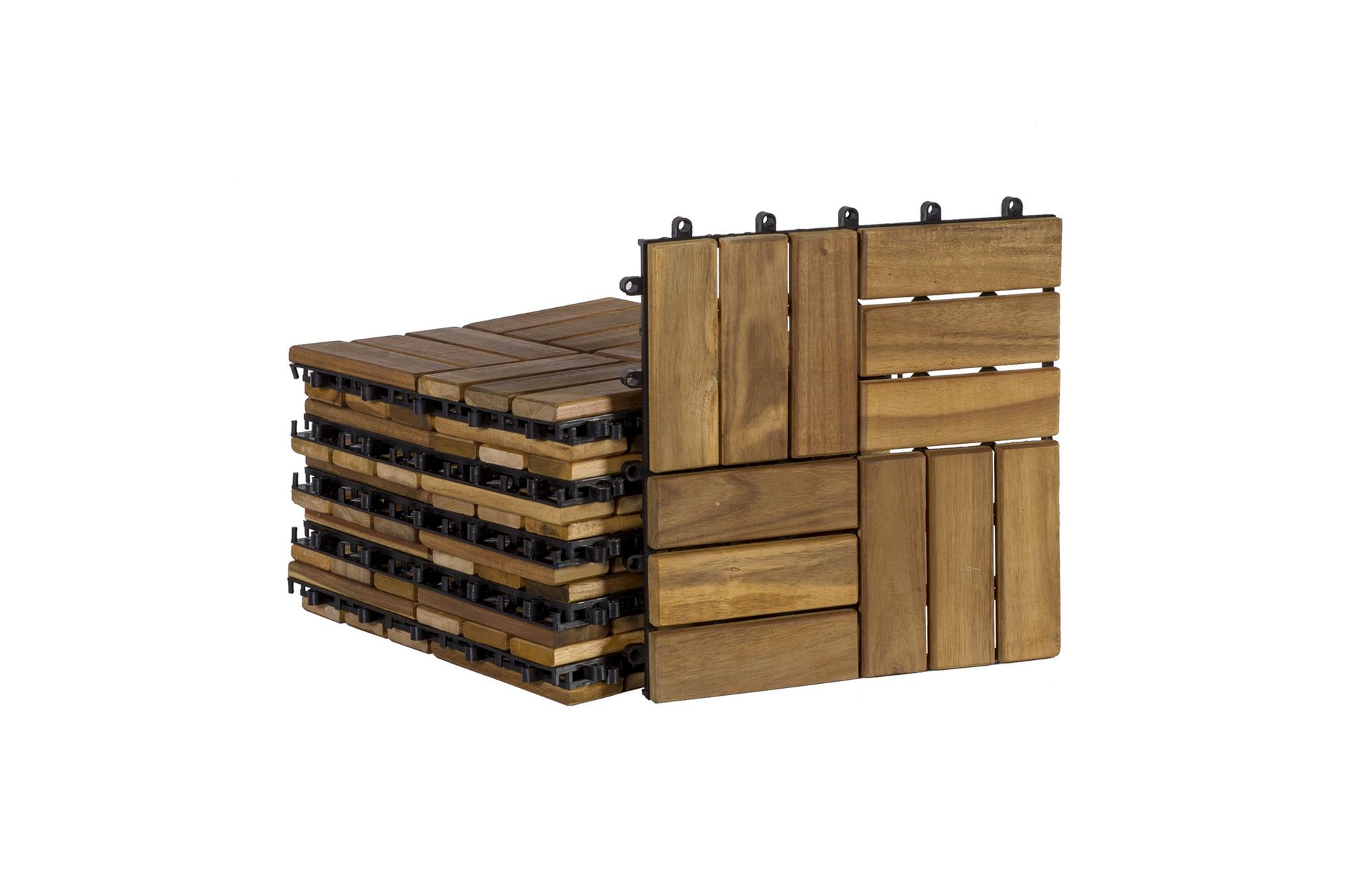 Treheller FINLAY 30x30x2cm 11tk / 099m² Akasie - Hus & oppussing - Kjøkken & bad - Fliser & klinker