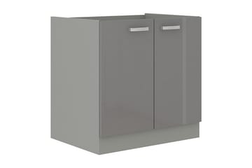 Grey Skap til vaskemaskin 80x50x82 cm - Grå - Hus & oppussing - Kjøkken & bad - Kjøkken & vaskerom