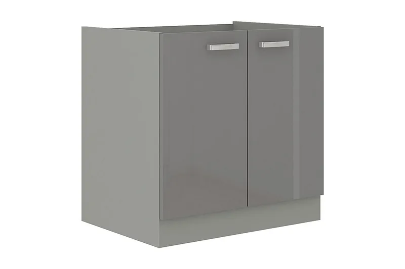 Grey Skap til vaskemaskin 80x50x82 cm, Grå