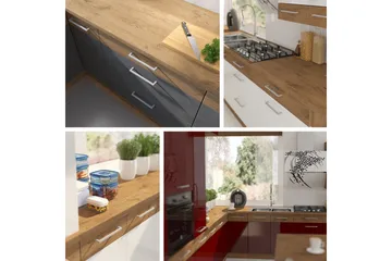Bordplate 60cm - Brun - Hus & oppussing - Kjøkken & bad - Kjøkken & vaskerom - Benkeplate & kjøkkenbenk