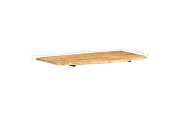 Topplate til baderomsmøbler heltre akasie 120x55x2,5 cm - Hus & oppussing - Kjøkken & bad - Kjøkken & vaskerom - Benkeplate & kjøkkenbenk