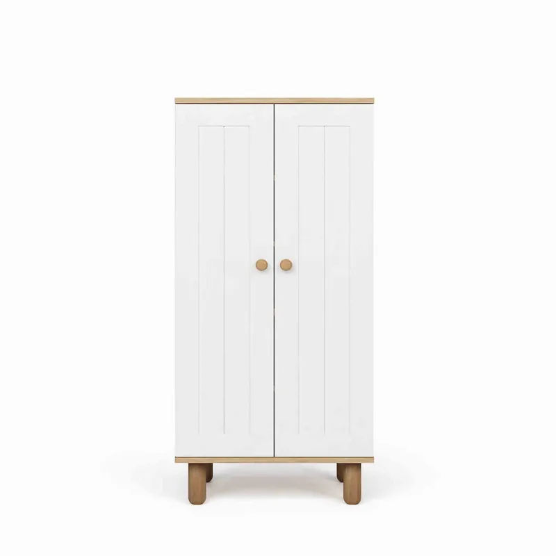 Flerbruks skap Hanah Home Ayka (60 x 129 x 37 cm) Hvit valnøtt, Hvit og valnøtt
