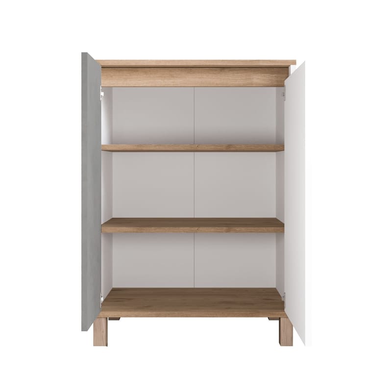 Flerbruks skap Hanah Home Nord (69,7 x 97 x 40 cm) Hvit eik grå - Hvit eik grå - Hus & oppussing - Kjøkken & bad - Kjøkken & vaskerom