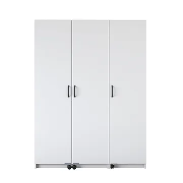 Flerbruks skap Wallxpert Nyra (135 x 180 x 42 cm) hvit - Hvit - Hus & oppussing - Kjøkken & bad - Kjøkken & vaskerom