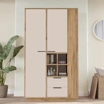 Flerbruksskap Skye Decor Dara (110 x 190 x 45 cm) Atlantic Pine - Atlantic Pine - Hus & oppussing - Kjøkken & bad - Kjøkken & vaskerom