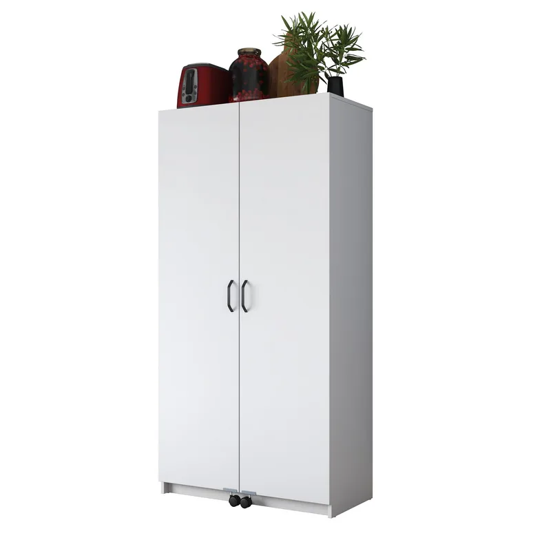 Flerbruksskap Wallxpert Kira hylle (90 x 180 x 42 cm) Hvit, Hvit