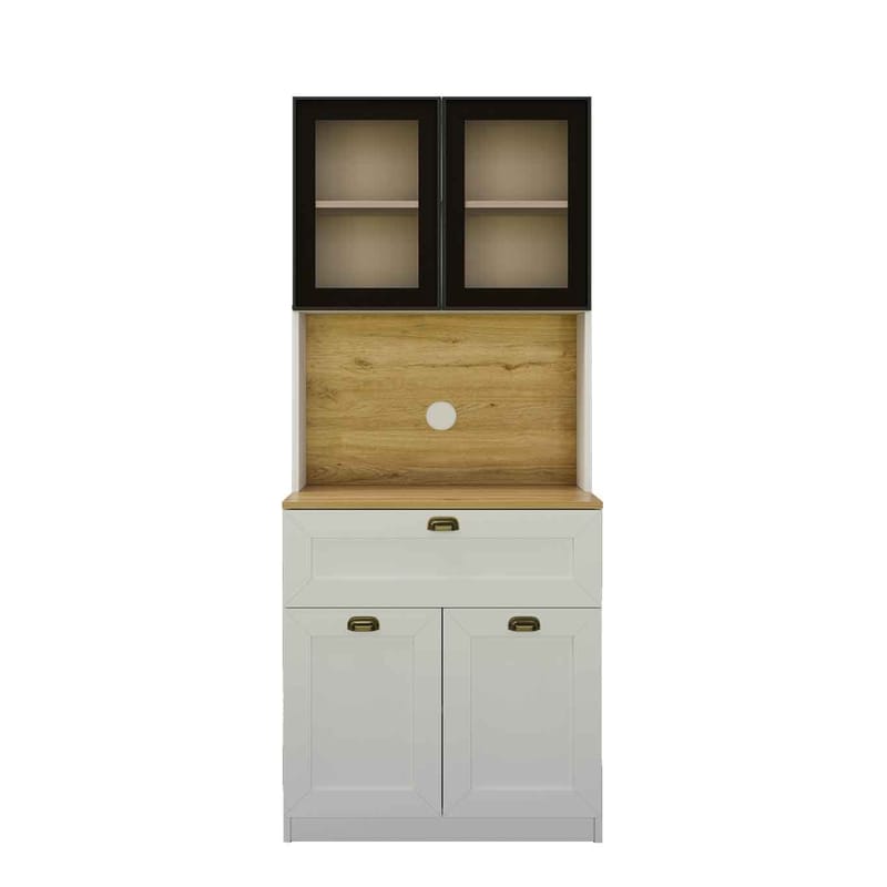 Kaffestasjon Hanah Home Nero Solo 1600-225 (80 x 190 x 44 cm) Hvit - Hvit - Hus & oppussing - Kjøkken & bad - Kjøkken & vaskerom