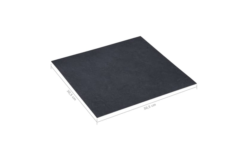 Selvklebende gulvplanker 20 stk PVC 1,86 m² svart marmor - Svart - Hus & oppussing - Bygg - Gulv, vegg & tak - Gulv - Laminatgulv