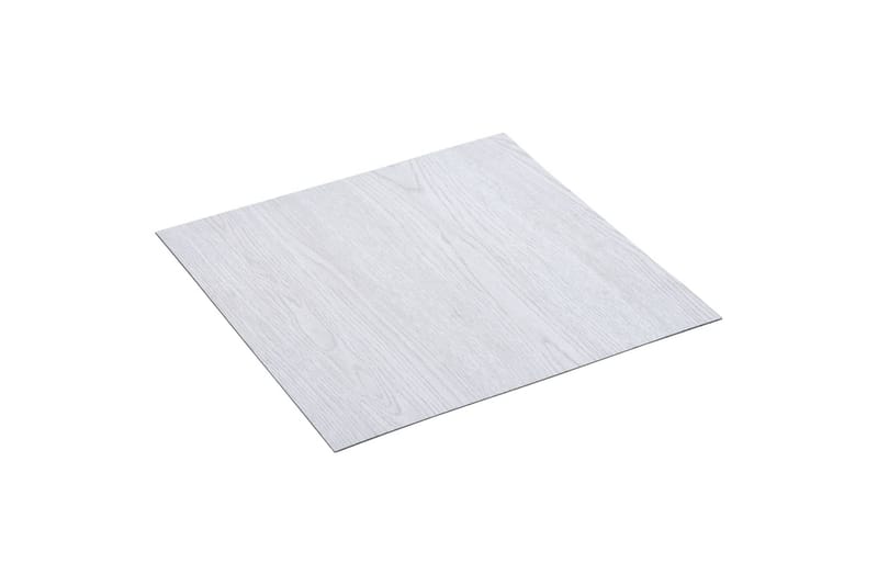 Selvklebende gulvplanker 20 stk PVC 1,86 m² hvit - Hvit - Laminatgulv kjøkken - Laminatgulv