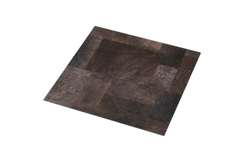 Selvklebende gulvplanker 20 stk PVC 1,86 m² trestruktur - Brun - Hus & oppussing - Bygg - Gulv, vegg & tak - Gulv - Laminatgulv