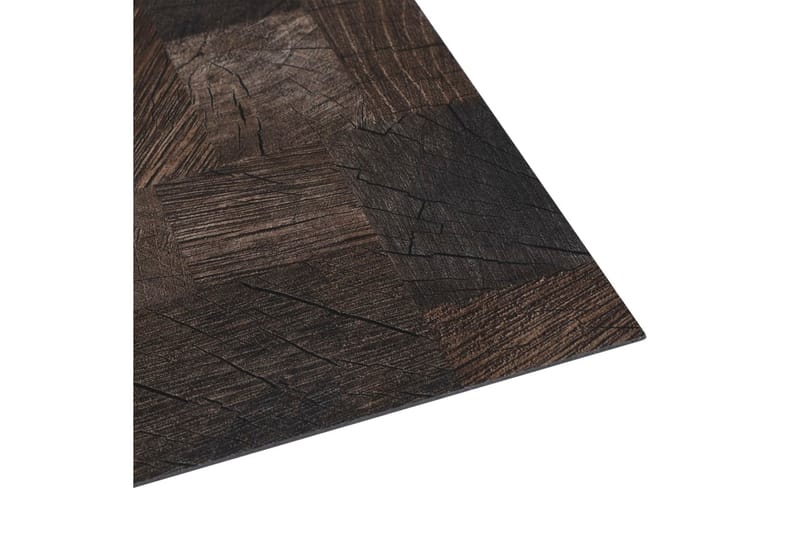 Selvklebende gulvplanker 20 stk PVC 1,86 m² trestruktur - Brun - Hus & oppussing - Bygg - Gulv, vegg & tak - Gulv - Laminatgulv