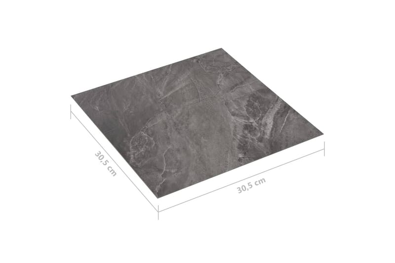 Selvklebende gulvplanker 20 stk PVC 1,86 m² svart mønster - Svart - Hus & oppussing - Bygg - Gulv, vegg & tak - Gulv - Laminatgulv