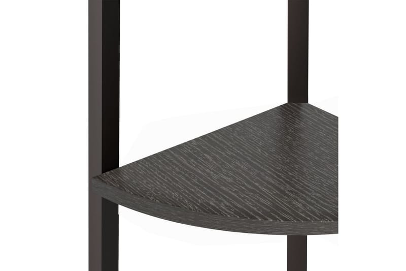 beBasic Hjørnehylle 4 etasjer svart 45,5x31,5x150 cm - Svart - Oppbevaring - Hyller - Hjørnehylle