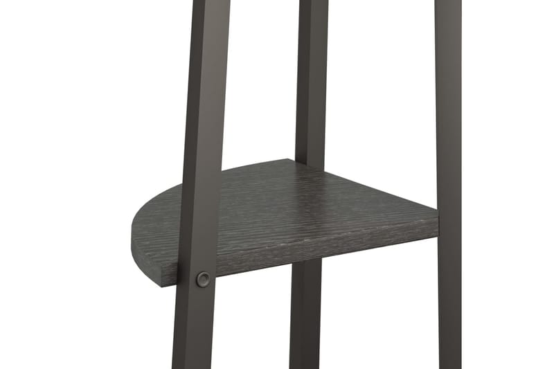 beBasic Hjørnehylle 4 etasjer svart 45,5x31,5x150 cm - Svart - Oppbevaring - Hyller - Hjørnehylle