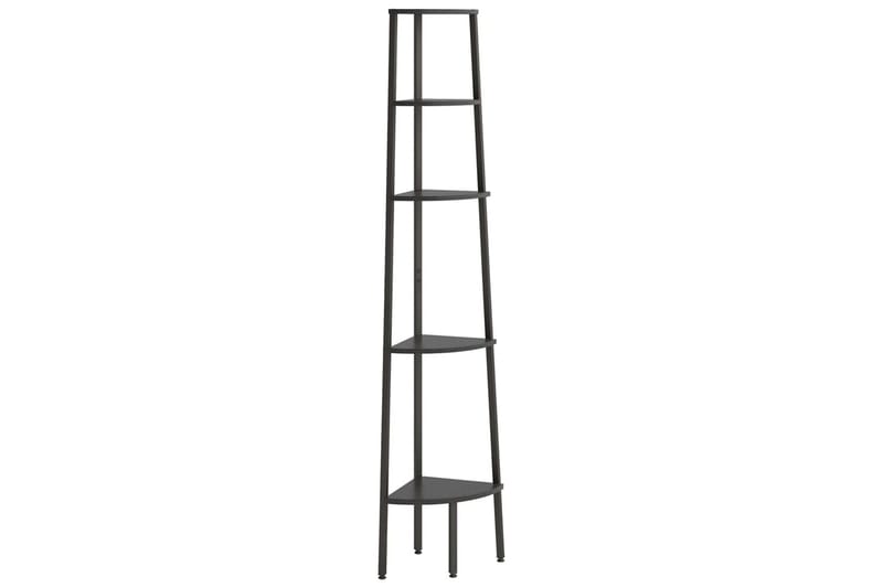beBasic Hjørnehylle 5 etasjer svart 45,5x31,5x180 cm - Svart - Oppbevaring - Hyller - Hjørnehylle