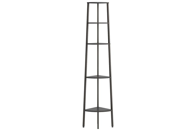 beBasic Hjørnehylle 5 etasjer svart 45,5x31,5x180 cm - Svart - Oppbevaring - Hyller - Hjørnehylle