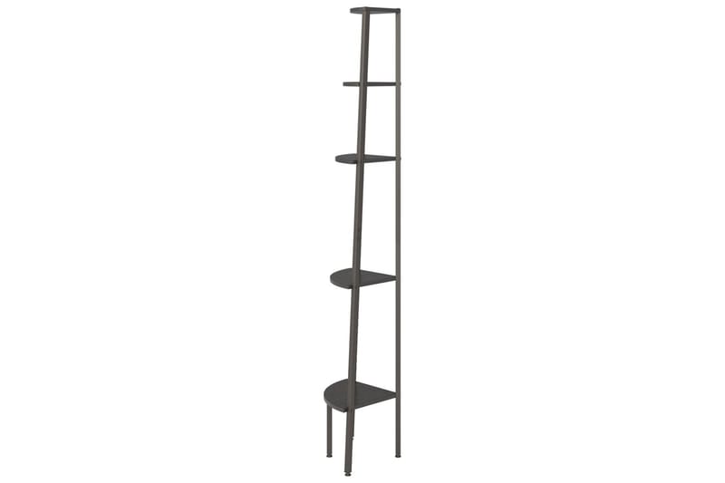 beBasic Hjørnehylle 5 etasjer svart 45,5x31,5x180 cm - Svart - Oppbevaring - Hyller - Hjørnehylle
