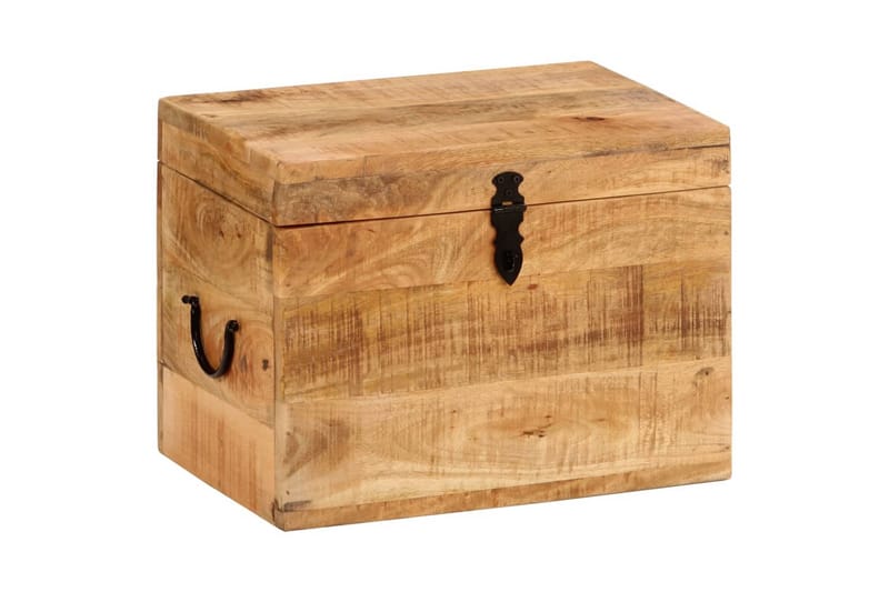 beBasic Oppbevaringsboks 39x28x31 cm heltre mango - Brun - Oppbevaring - Hyller - Hylleplan & hyllekonsoll