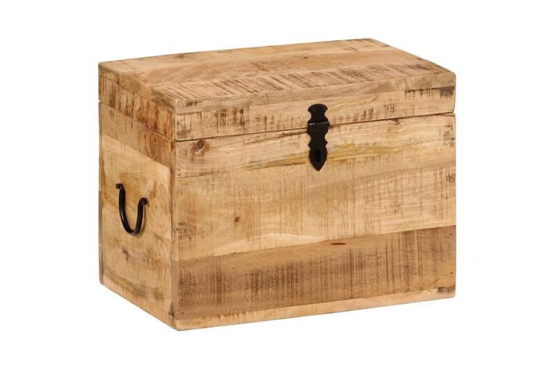 beBasic Oppbevaringsboks 39x28x31 cm heltre mango - Brun - Oppbevaring - Hyller - Hylleplan & hyllekonsoll
