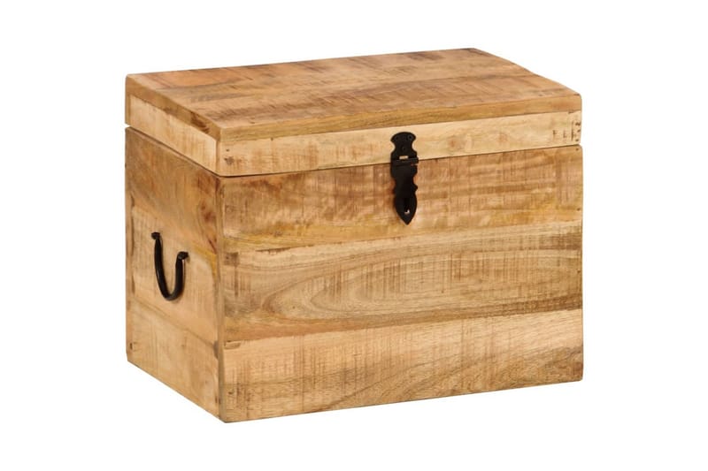 beBasic Oppbevaringsboks 39x28x31 cm heltre mango - Brun - Oppbevaring - Hyller - Hylleplan & hyllekonsoll