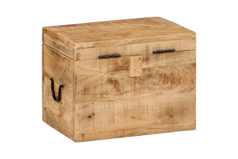 beBasic Oppbevaringsboks 39x28x31 cm heltre mango - Brun - Oppbevaring - Hyller - Hylleplan & hyllekonsoll