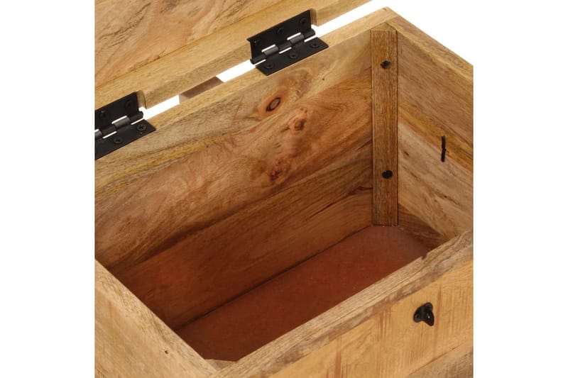 beBasic Oppbevaringsboks 39x28x31 cm heltre mango - Brun - Oppbevaring - Hyller - Hylleplan & hyllekonsoll