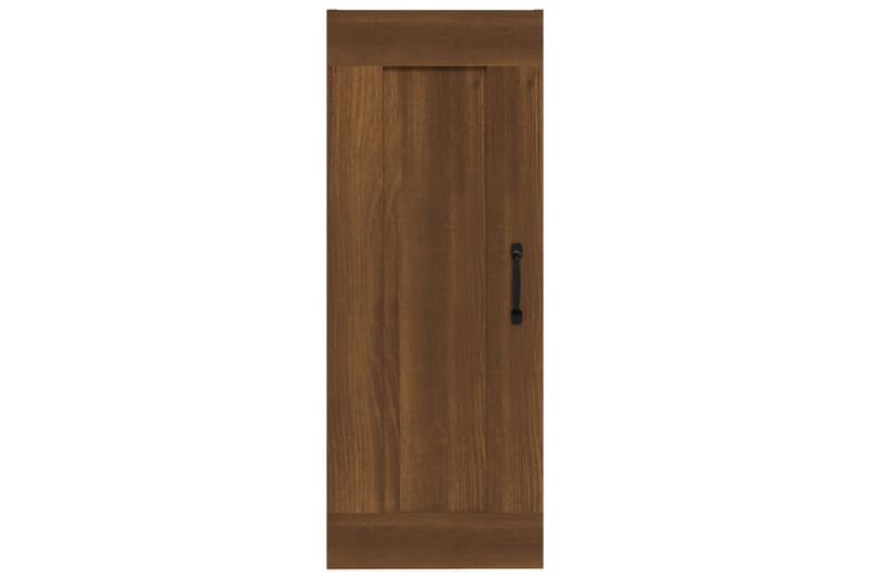 beBasic Vegghengt skap brun eik 35x34x90 cm konstruert tre - Brun - Oppbevaring - Hyller - Hylleplan & hyllekonsoll