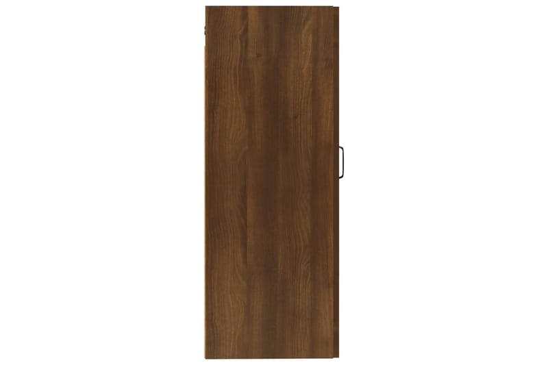 beBasic Vegghengt skap brun eik 35x34x90 cm konstruert tre - Brun - Oppbevaring - Hyller - Hylleplan & hyllekonsoll