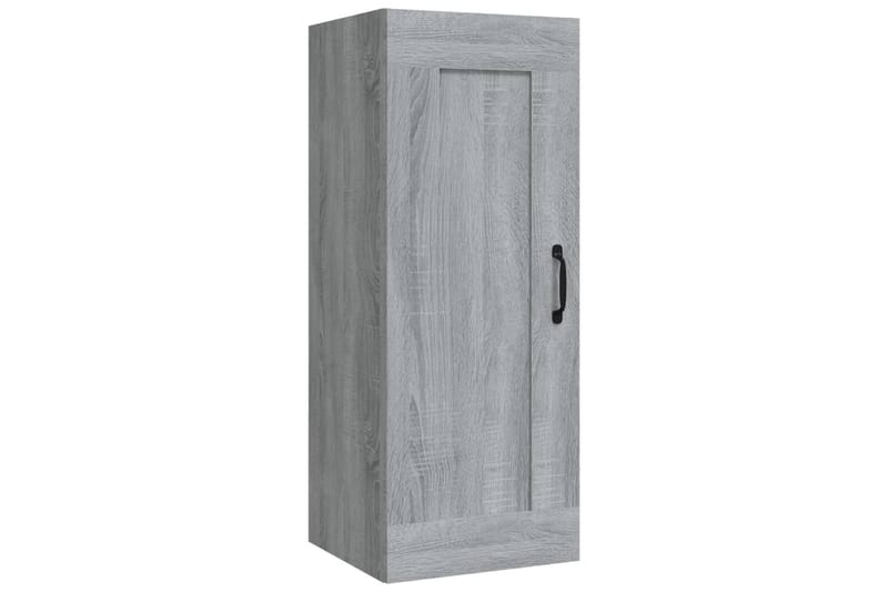 beBasic Vegghengt skap grå sonoma 35x34x90 cm konstruert tre - GrÃ¥ - Oppbevaring - Hyller - Hylleplan & hyllekonsoll