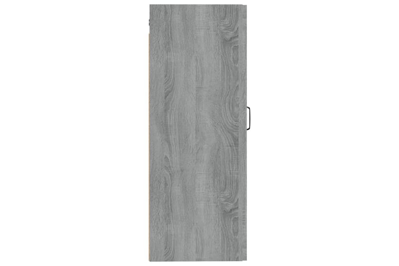 beBasic Vegghengt skap grå sonoma 35x34x90 cm konstruert tre - GrÃ¥ - Oppbevaring - Hyller - Hylleplan & hyllekonsoll