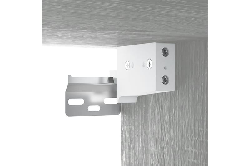 beBasic Vegghengt skap grå sonoma 35x34x90 cm konstruert tre - GrÃ¥ - Oppbevaring - Hyller - Hylleplan & hyllekonsoll