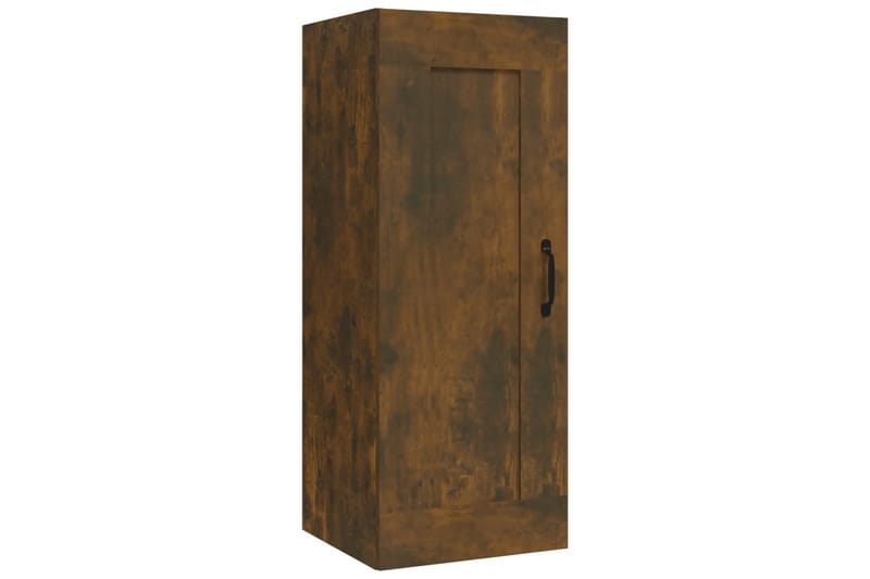beBasic Vegghengt skap røkt eik 35x34x90 cm konstruert tre - Brun - Oppbevaring - Hyller - Hylleplan & hyllekonsoll