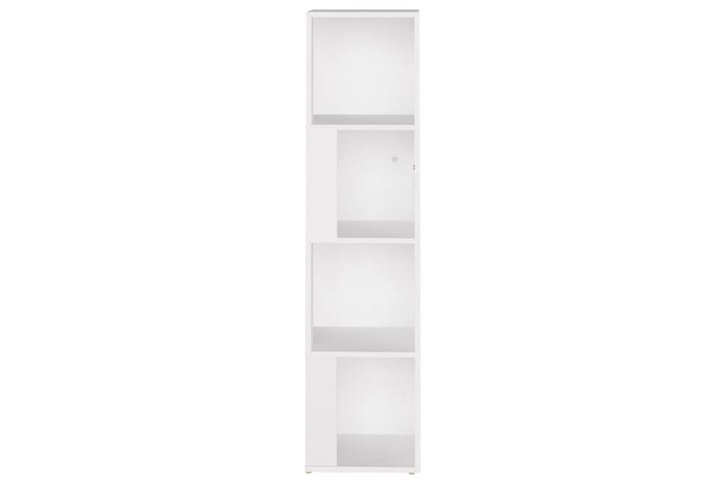 Hengende hjørneskap hvit 33x33x132 cm sponplate - Hvit - Oppbevaring - Hyller - Hjørnehylle