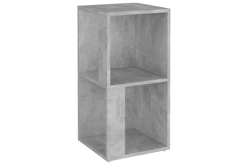 Hjørneskap betonggrå 33x33x67 cm sponplate - Grå - Oppbevaring - Hyller - Hjørnehylle