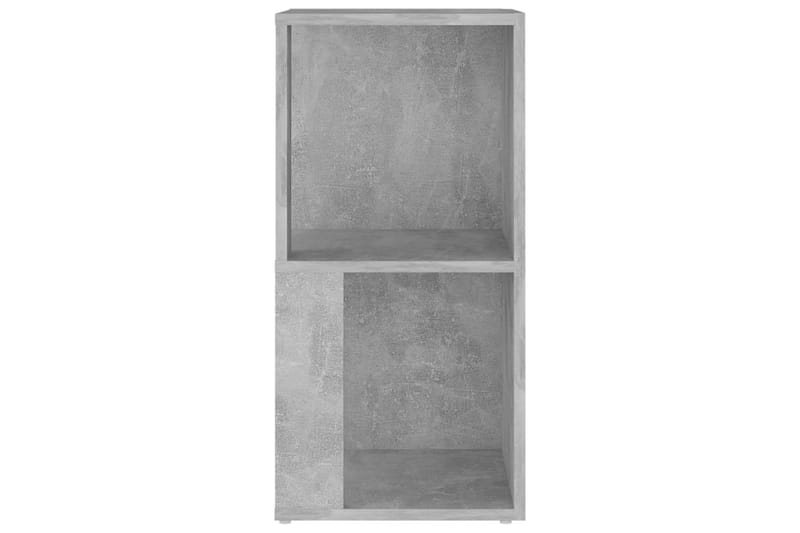 Hjørneskap betonggrå 33x33x67 cm sponplate - Grå - Oppbevaring - Hyller - Hjørnehylle