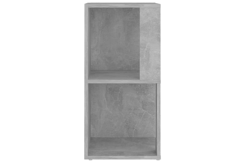 Hjørneskap betonggrå 33x33x67 cm sponplate - Grå - Oppbevaring - Hyller - Hjørnehylle