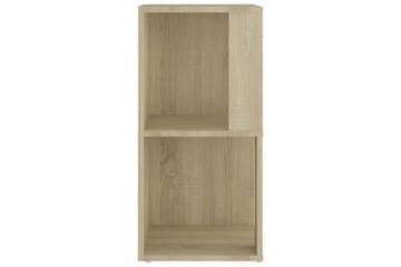 Hjørneskap sonoma eik 33x33x67 cm sponplate - Brun - Oppbevaring - Hyller - Hjørnehylle