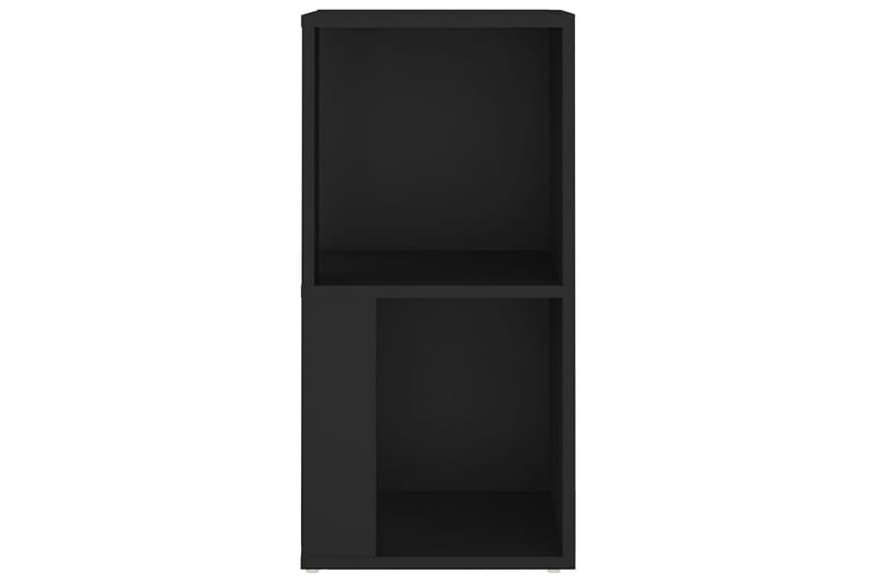 Hjørneskap svart 33x33x67 cm sponplate - Svart - Kjøkkenhylle - Hjørnehylle